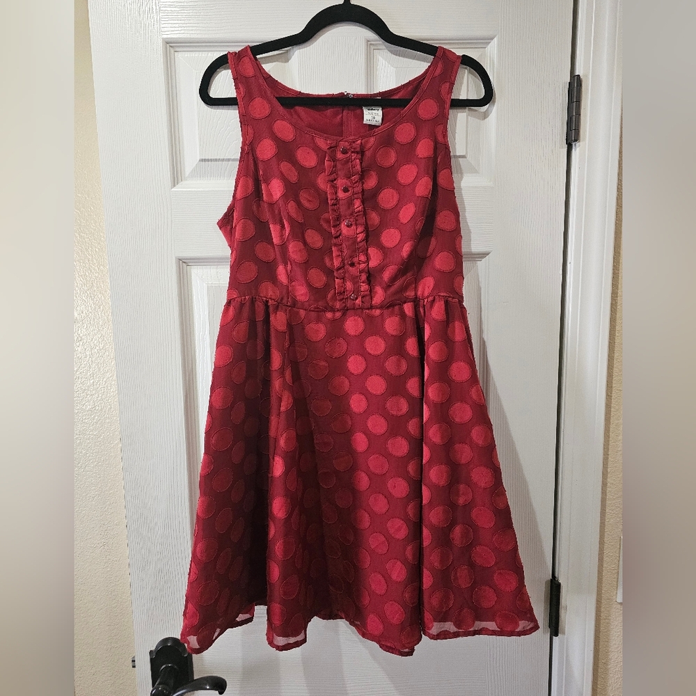 LAUREN CONRAD x DISNEY Minnie Mouse Red Polka Dot Dress